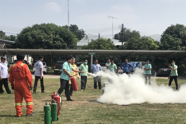 ซ้อมแผนป้องกันอัคคีภัย
