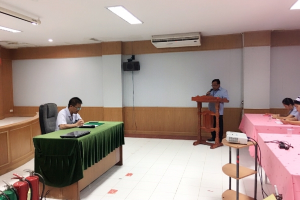 ซ้อมแผนป้องกันอัคคีภัย