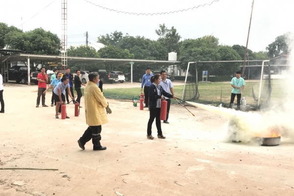 ซ้อมแผนป้องกันอัคคีภัย