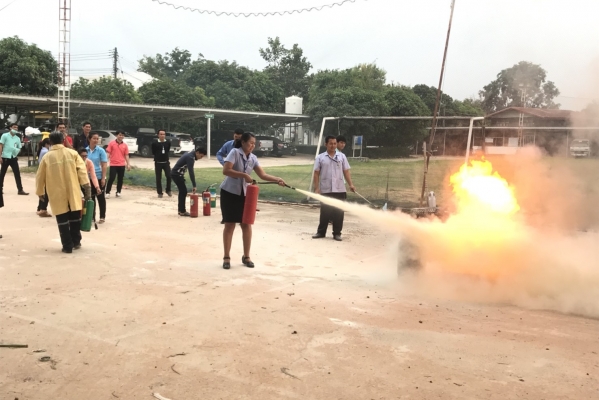 ซ้อมแผนป้องกันอัคคีภัย