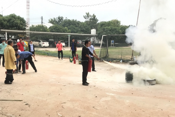 ซ้อมแผนป้องกันอัคคีภัย