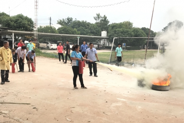 ซ้อมแผนป้องกันอัคคีภัย