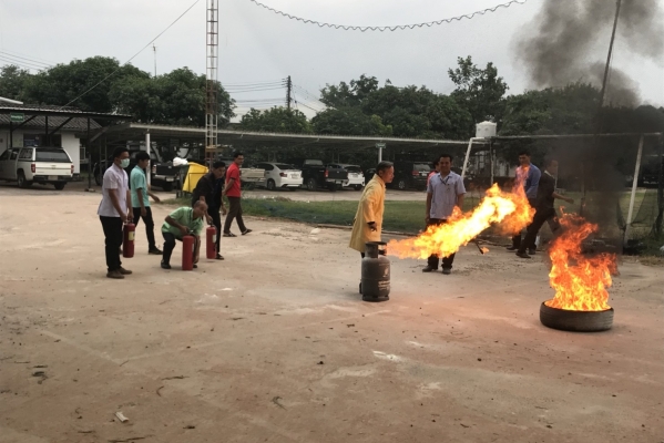 ซ้อมแผนป้องกันอัคคีภัย