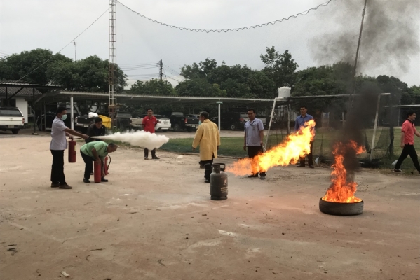 ซ้อมแผนป้องกันอัคคีภัย