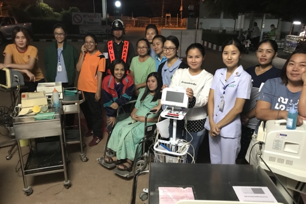 ซ้อมแผนป้องกันอัคคีภัย