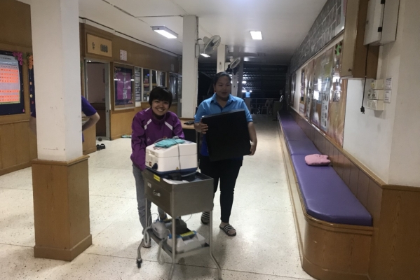 ซ้อมแผนป้องกันอัคคีภัย