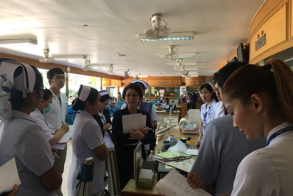 รับการเยี่ยมเพื่อต่ออายุการรับรองกระบวนการคุณภาพโรงพยาบาล Re Accreditation 2 จาก สรพ.