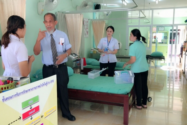 รับการเยี่ยมเพื่อต่ออายุการรับรองกระบวนการคุณภาพโรงพยาบาล Re Accreditation 2 จาก สรพ.