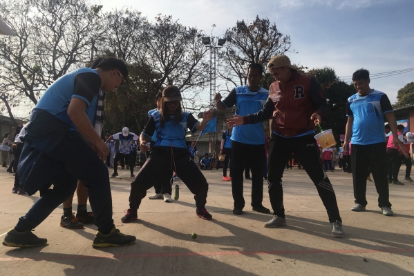 การแข่งขันกีฬาสีปีใหม่2561 คปสอ.วังสามหมอ