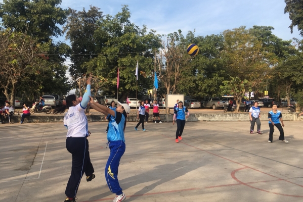 การแข่งขันกีฬาสีปีใหม่2561 คปสอ.วังสามหมอ