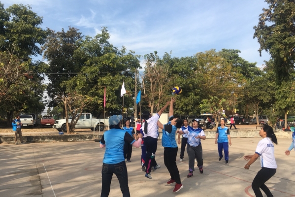 การแข่งขันกีฬาสีปีใหม่2561 คปสอ.วังสามหมอ