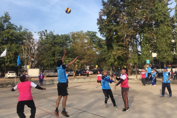 การแข่งขันกีฬาสีปีใหม่2561 คปสอ.วังสามหมอ