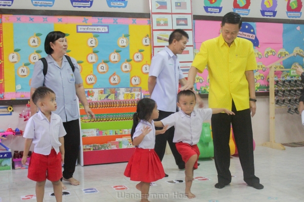 ออกเยี่ยมเสริมพลังด้านพัฒนาการเด็กอำเภอวังสามหมอ 