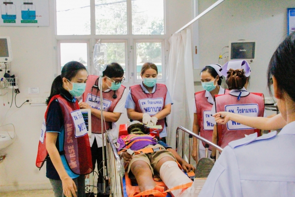 ซ้อมแผนอุบัติเหตุหมู่