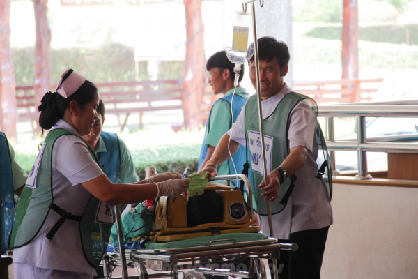 ซ้อมแผนอุบัติเหตุหมู่