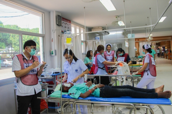 ซ้อมแผนอุบัติเหตุหมู่