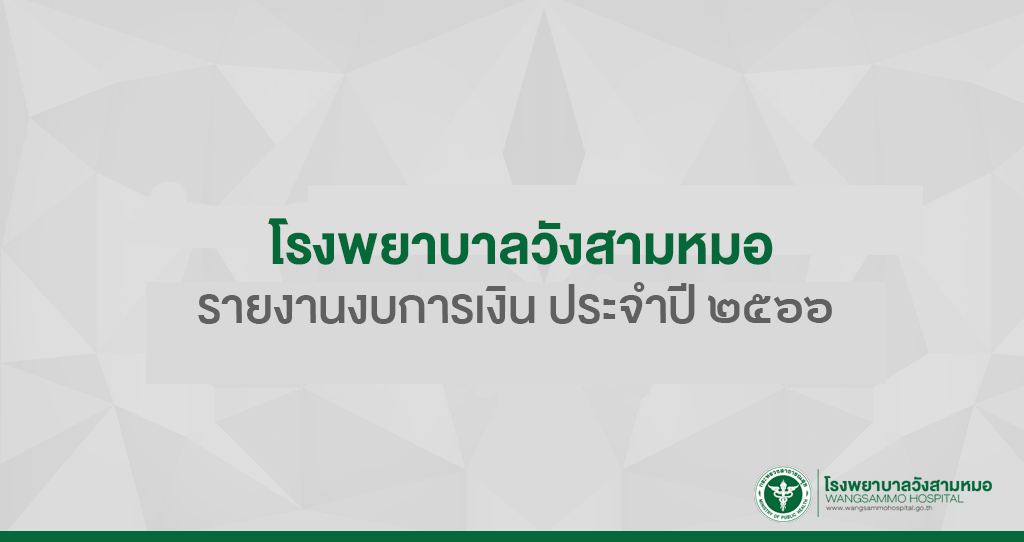 ‘รายงานงบการเงิน